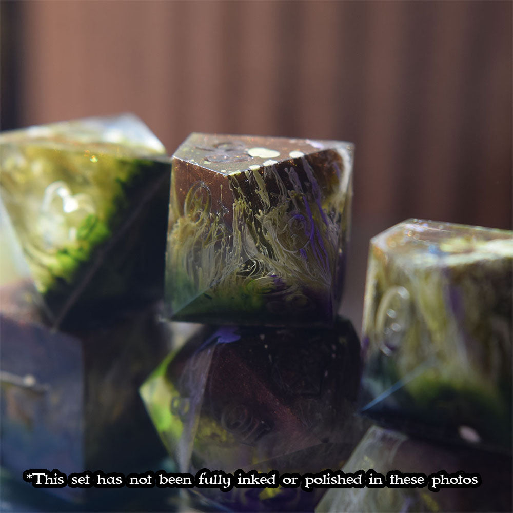 Infected Elegy Sharp-Edge Dice Set