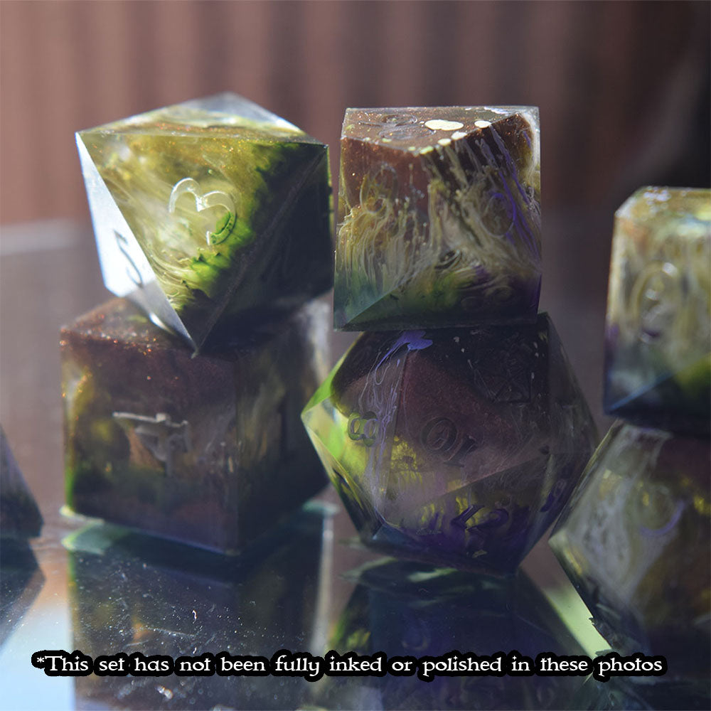 Infected Elegy Sharp-Edge Dice Set