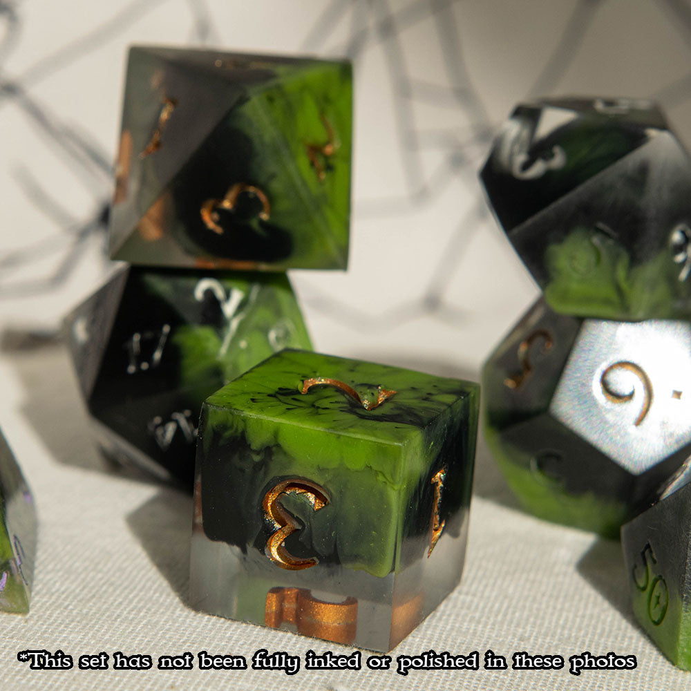 Gravecaller's Concoction Sharp-Edge Dice Set